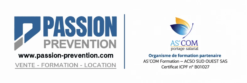 Passion Prévention et AS’COM Formation, organisme de formation partenaire