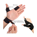 Gants LED rechargeable