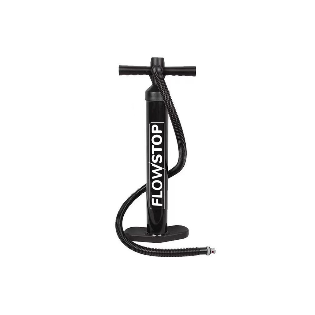 Pompe double action pour barrière gonflable anti-inondation