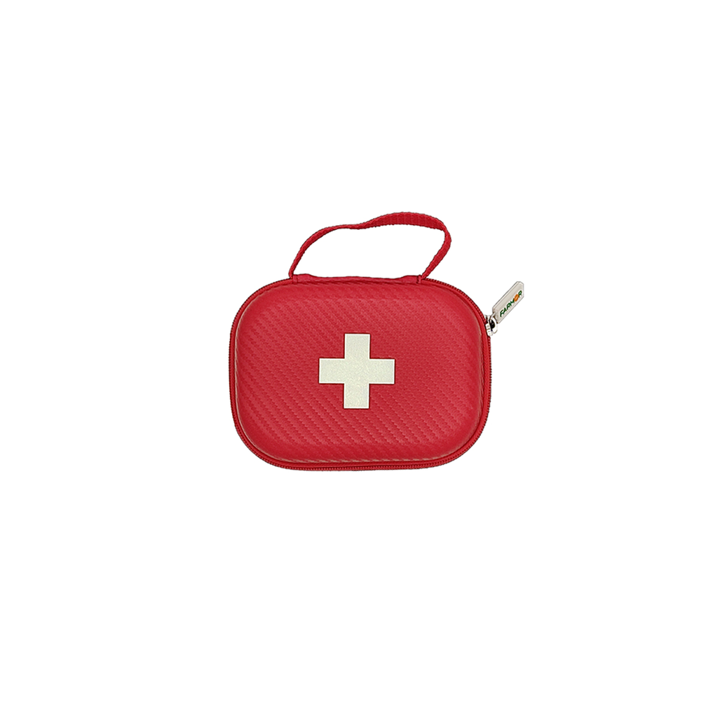 [PP-IFA-TSI-CR] Trousse de secours individuelle rouge avec passant de ceinture