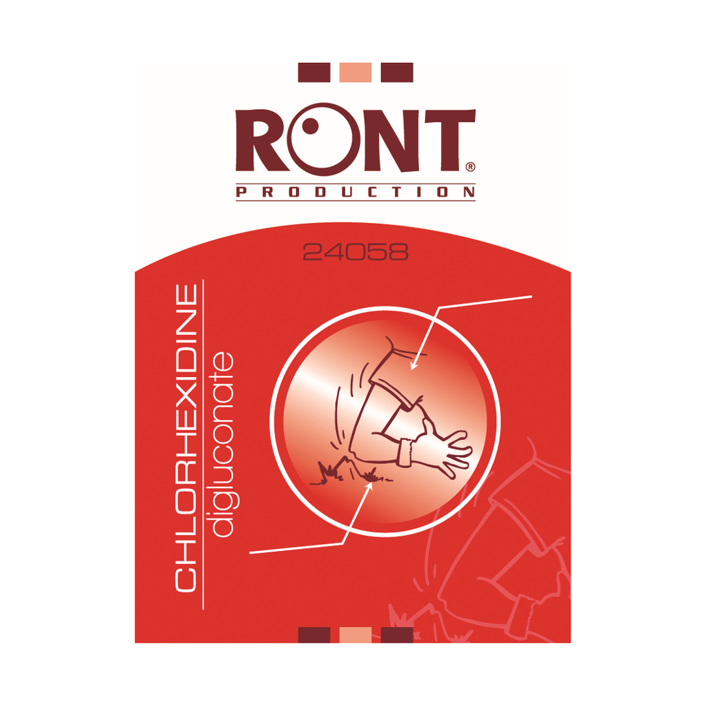Compresses nettoyantes à la chlorhexidine - lot de 30