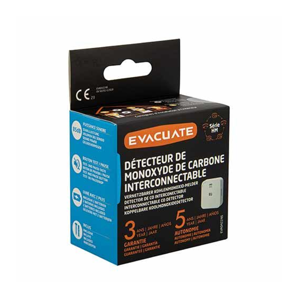 Détecteur de CO interconnectable