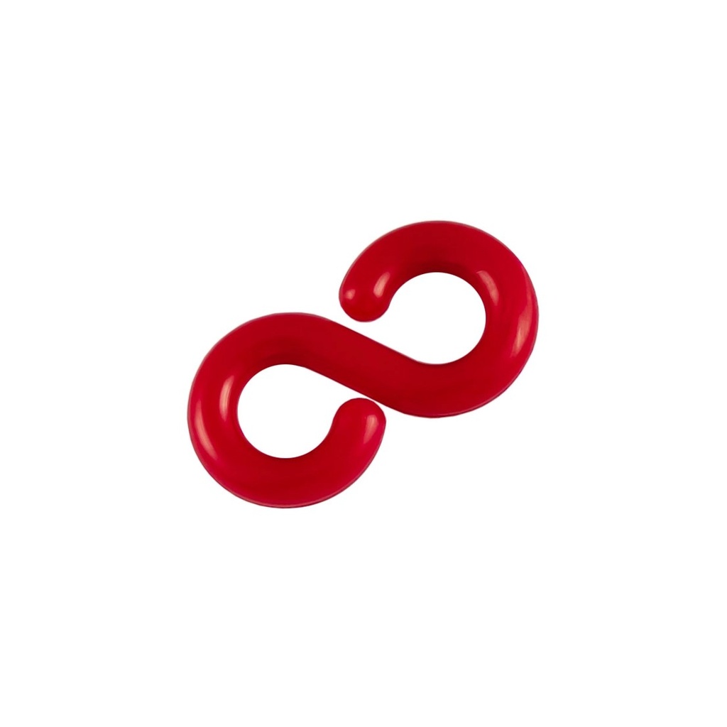 Maille rouge pour Chaîne en plastique