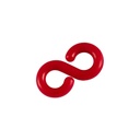 Maille rouge pour Chaîne en plastique