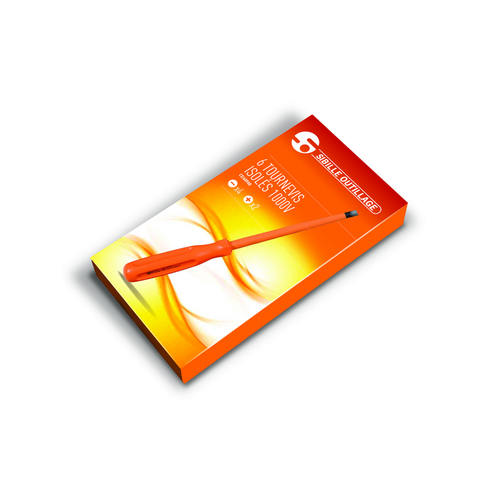 Coffret de 6 tournevis basse tension