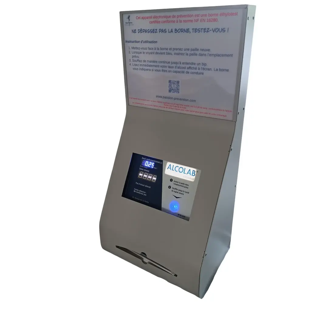 Location borne éthylotest professionnelle