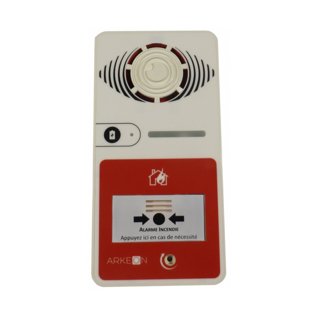 [PP-ARK-ATY-BF] Alarme type 4 à pile blanche avec flash