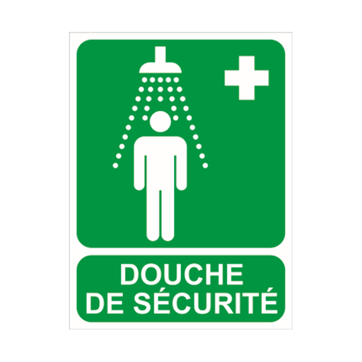 [PAN 6081 DC] Panneau de signalisation : Douche