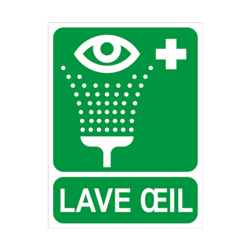 [PP-IFA-PS-RY] Panneau de signalisation : Rinçage des yeux