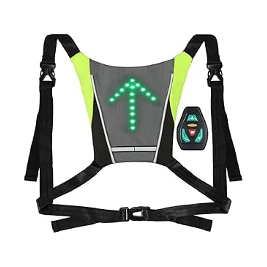 gilet a led velo