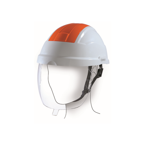 [TC42ES] Casque de protection avec écran facial intégré pour électricien